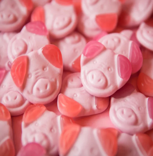 Strawberry Foam Pigs
