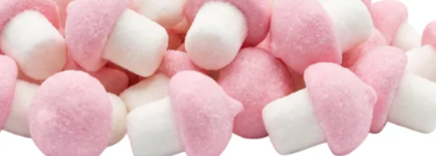 Jumbo Marshmallow Mushrooms